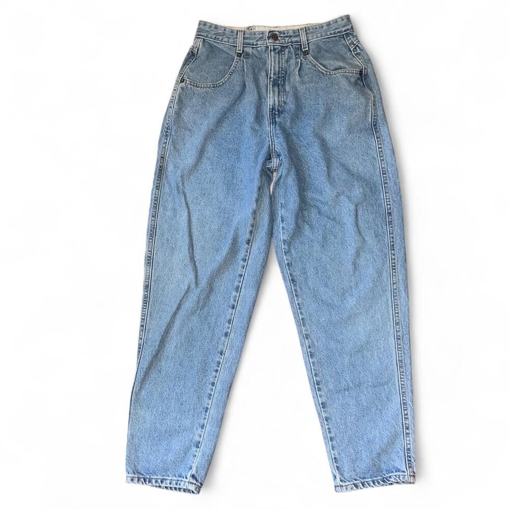Vintage 1990s Brittania Women's Light Denim Blue Baggy Fit Jeans SZ 10 P